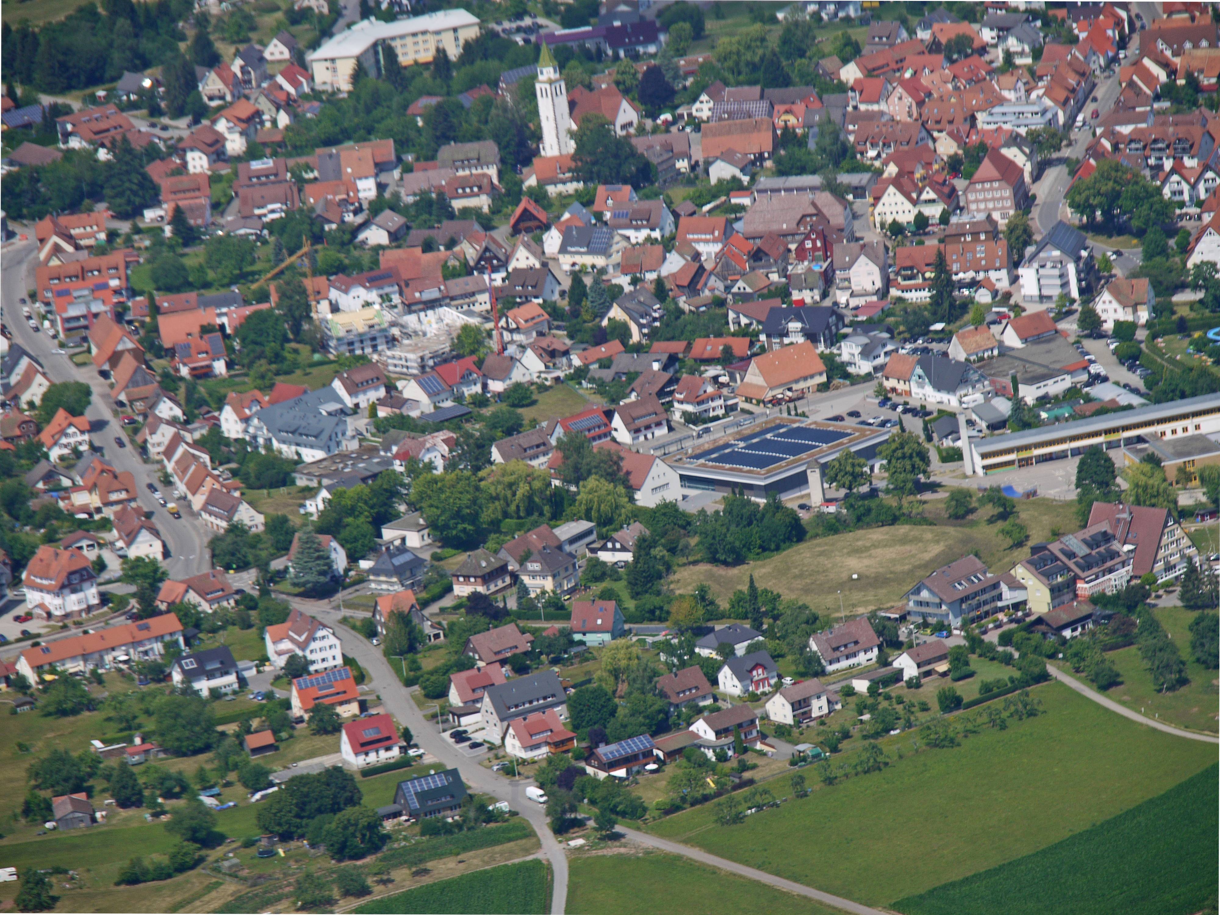  Luftbild Ortskern - Helmut Genkinger Pfalzgrafenweiler 